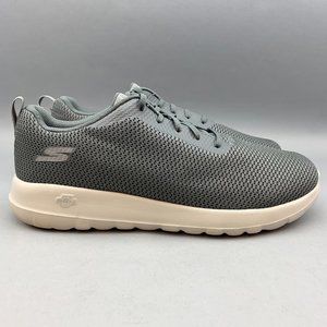 Skechers Men's Go Walk Max Shoe Sneaker Size US 13 WW Extra Wide Gray White